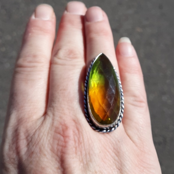 New Ametrine 925 Silver Ring. - Picture 5 of 7